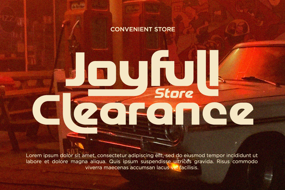 Zaylen - Ligature Retro Font, a Sans Serif Font by RagamKata (Photo 2 of 10)