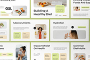 White Healthy Diet Google Slide, a Presentation Template by graphicook (Thumbnail 1 of 4)
