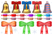 Christmas Ornaments and Items - 3D, a Graphic by pixaroma (Thumbnail 2 of 5)