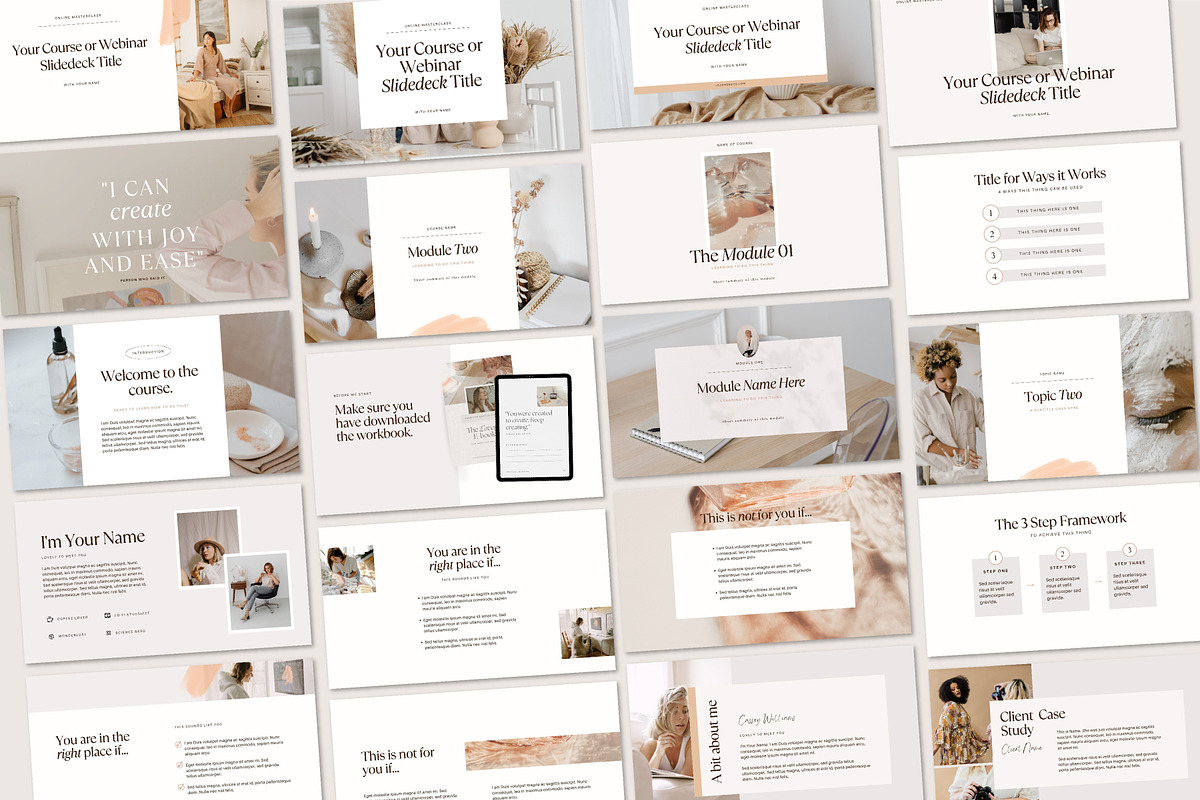 Webinar and Course Slides Template, a Presentation Template by Tabitha Emma (Photo 2 of 8)