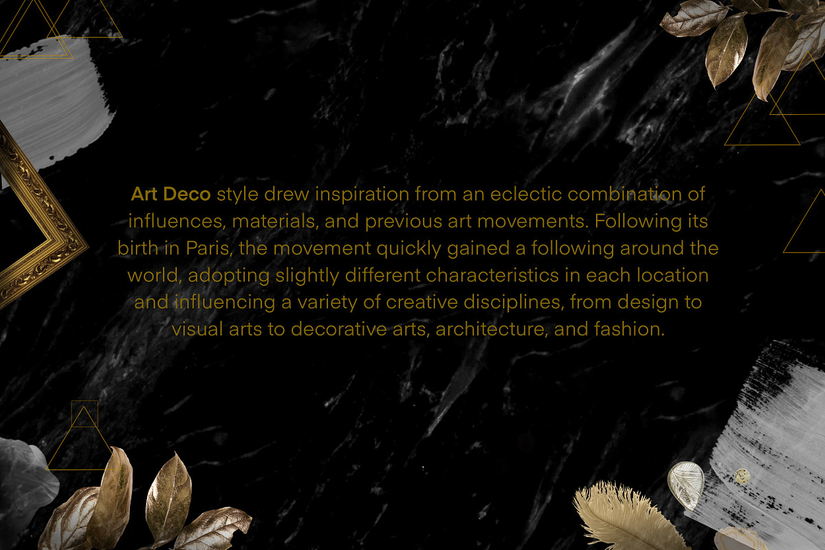 Art Deco Creator Kit, a Brush Add-On by Letter Elfa Studio (Photo 2 of 13)