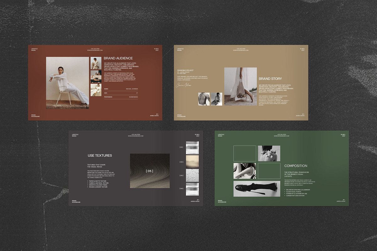 Mood Board Presentation Template, a Presentation Template by Graphpexel (Photo 6 of 8)