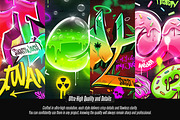 Graffiti Text Effects (10 PSD Files), a Layer Style Add-On by Hyperpix Productions (Thumbnail 5 of 14)