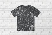 Arrows drawing seamless patterns, a Pattern Graphic by ExpressShop (Thumbnail 3 of 5)