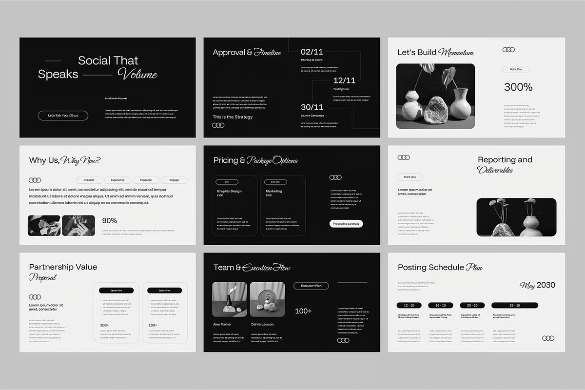 Social Media Proposal Powerpoint, a Presentation Template by Fit-tee (Photo 2 of 4)