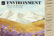 Environment Procreate brushes, a Brush Add-On by sparklePixieStudio BRUSH (Thumbnail 1 of 8)