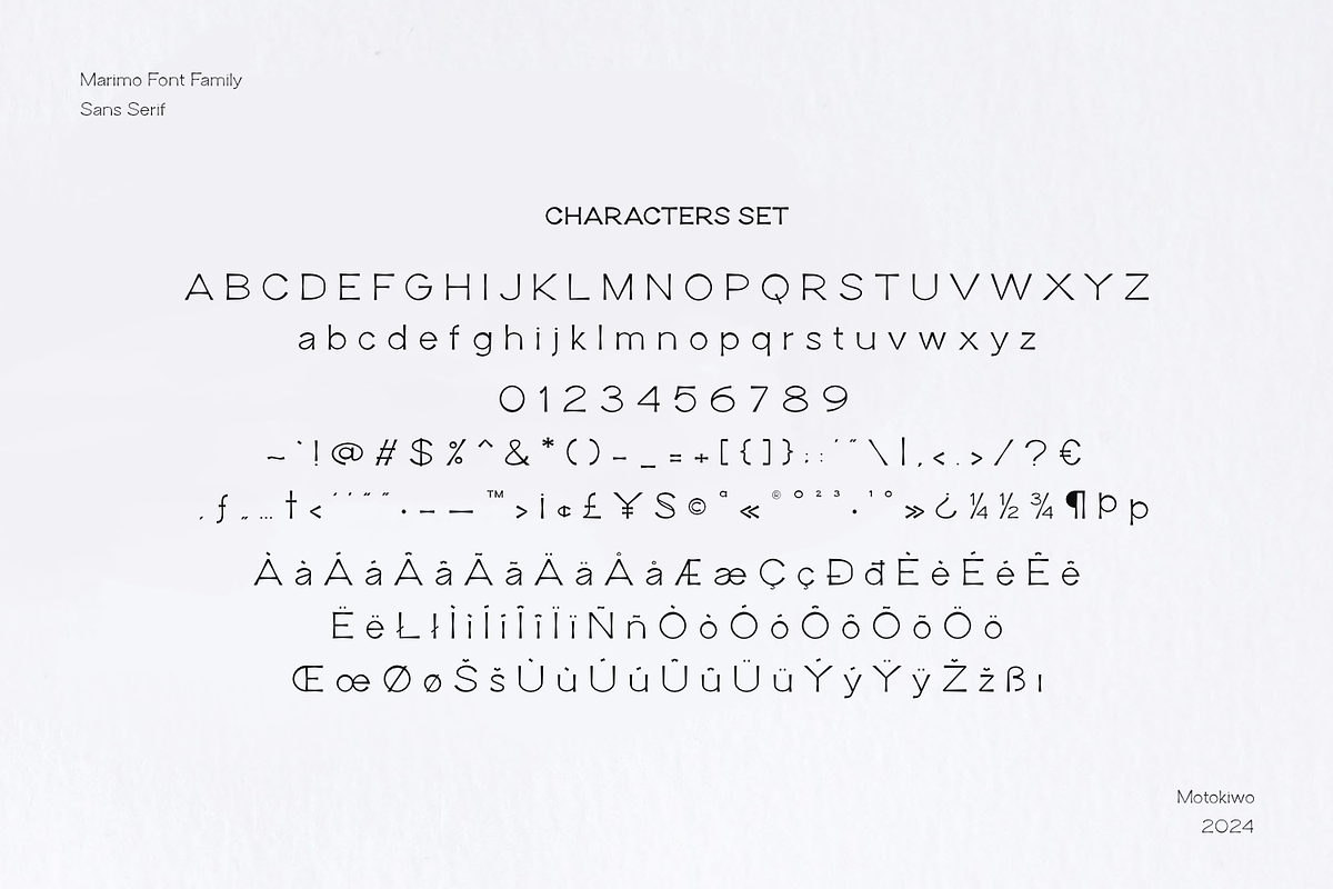 Marimo - Stylish Font Family, a Serif Font by Motokiwo (Photo 8 of 9)