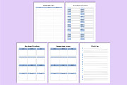5 Year Monthly Planner 2024-2028 KDP, a Stationery Template by Shumaya (Thumbnail 6 of 6)