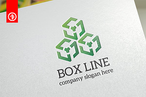 Box Line / Network - Logo Template