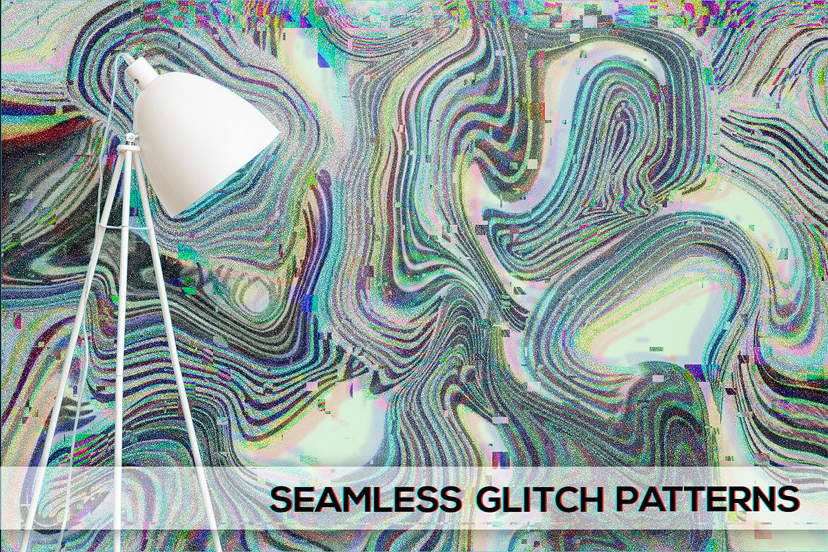SEAMLESS GLITCH PATTERNS, a Pattern Graphic by ANAKOTO (Photo 25 of 25)