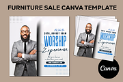 WORSHIP EXPERIENCE CANVA TEMPLATE, a Social Media Template by Sipi_Graphics (Thumbnail 1 of 3)