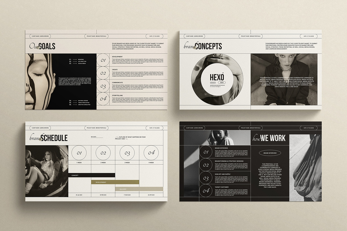 Brand Proposal Template Presentation, a Presentation Template by TemplatesForest (Photo 4 of 6)