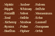 Corselust Modern Retro Serif, a Serif Font by timelesstype.co (Thumbnail 13 of 20)