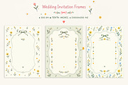 Cottagecore Floral Invitation Frames, a Background Graphic by by creative paper (Thumbnail 10 of 10)