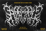 GOATHAM DEATH METAL FONT, a Blackletter Font by Fonday Studio (Thumbnail 4 of 17)