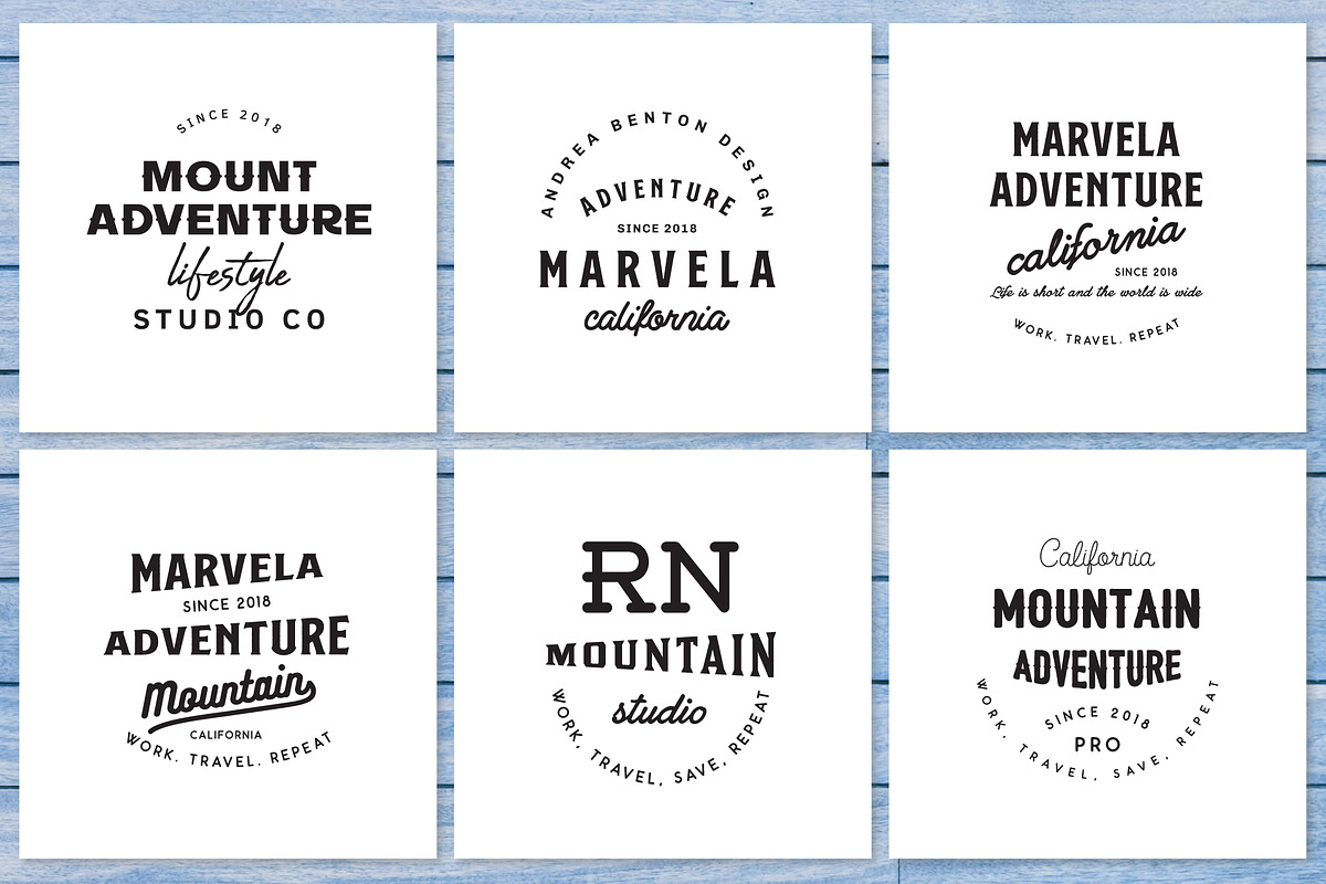 640 Premade Logos Mega Bundle, a Branding & Logo Template by XpertgraphicD (Photo 105 of 109)