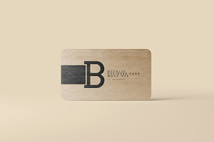 Metal Business Card Mockups