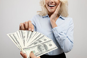 Corruption concept. Female hand giving money to surprised businesswoman on ligh, a Photo by Prostock-Studio (Thumbnail 3 of 3)