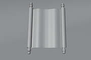 3D Ancient Blank Scroll, an Object 3D Model by Dudukbersama (Thumbnail 2 of 2)