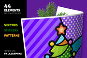 MERRY CHRISTMAS! Pop Art Collection, a Decorative Illustration by Lilli Jemska Studio (Thumbnail 4 of 4)