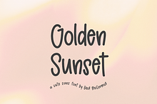 Golden Sunset Sans