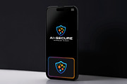 AI-Secure Intelligent Protection Log, a Branding & Logo Template by Design_Planet (Thumbnail 3 of 3)