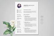 Resume Template / CV, a Resume Template by Creatune (Thumbnail 1 of 6)