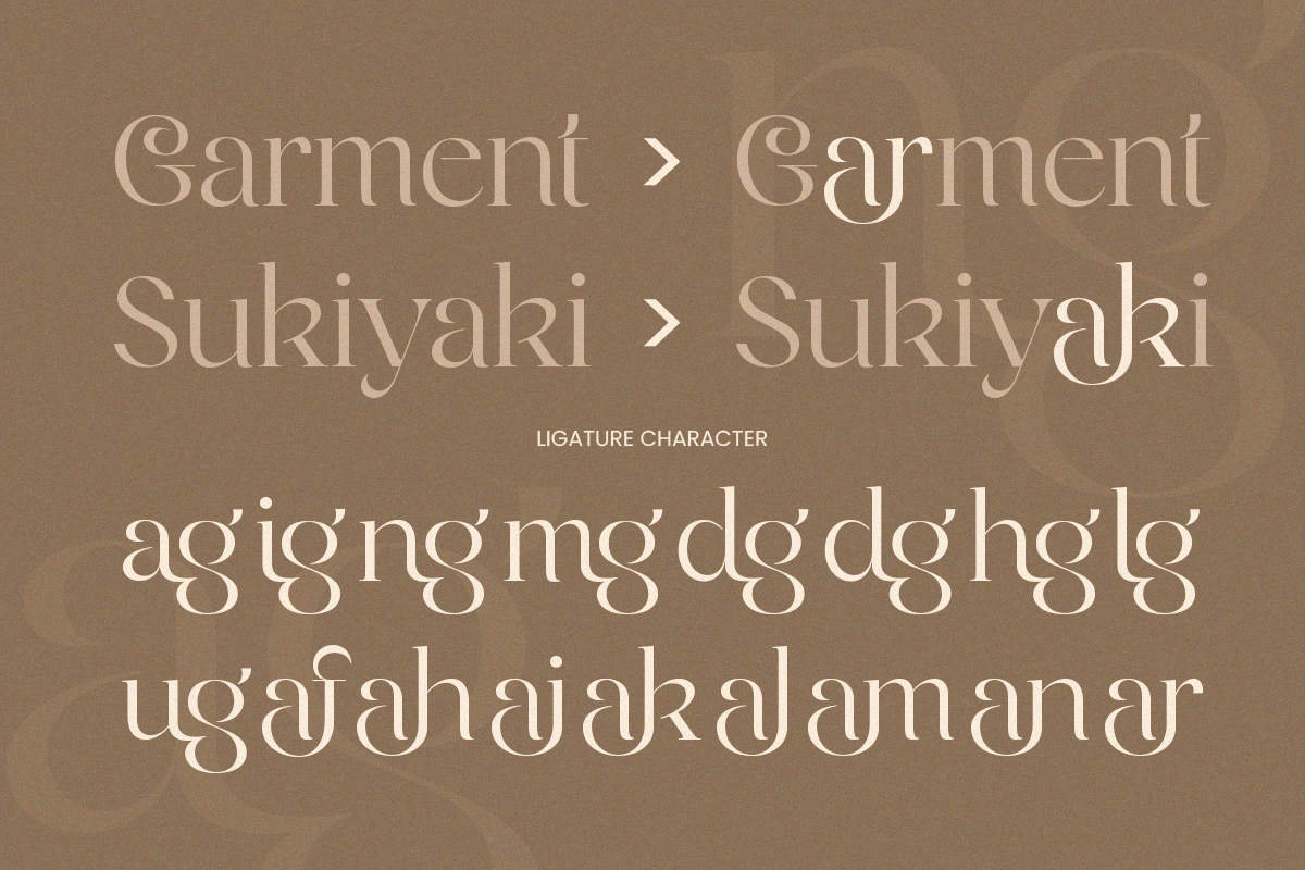 Unique Elegant Luxury Font - Magenta, a Serif Font by Sensatype (Photo 11 of 12)