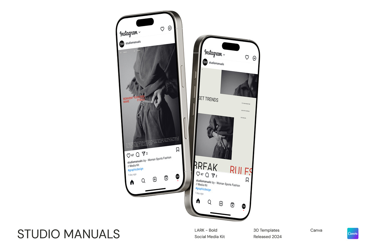 LARK - Bold Social Media Kit, a Social Media Template by Studio Manuals (Photo 3 of 8)