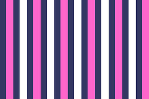 Stripe Bright Pink White And Navy