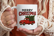 Merry Christmas Truck PNG, an Illustration by Libby Wishes (Thumbnail 4 of 6)