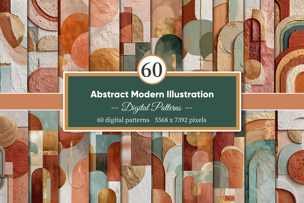 Abstract Modern Illustration, a Decorative Illustration by Housui Patterns (Photo 1 of 12)