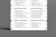 Event Planning Checklist Template, a Stationery Template by MightyDesign (Thumbnail 3 of 8)