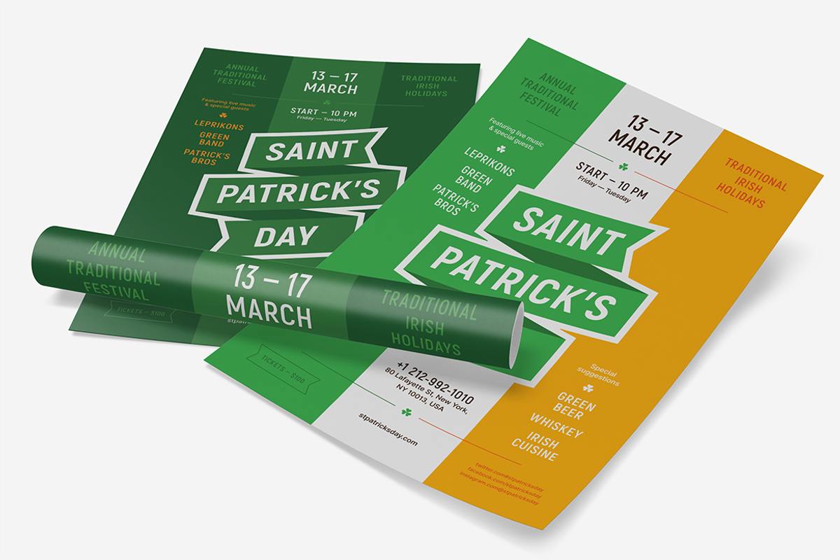 St. Patrick's Party Poster, a Flyer Template by Danil Polshin (Photo 5 of 6)
