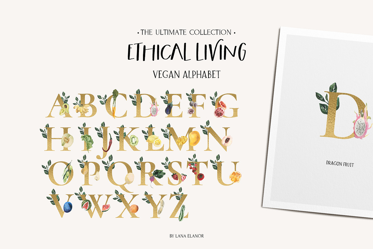 ETHICAL LIVING vegan & eco lifestyle, a Healthcare Illustration by Lana Elanor (Photo 27 of 28)