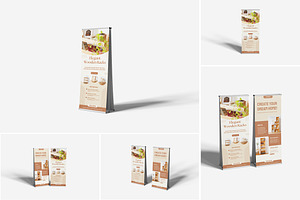 Stand Banner Mockup, an Advertising Mockup by Indah
