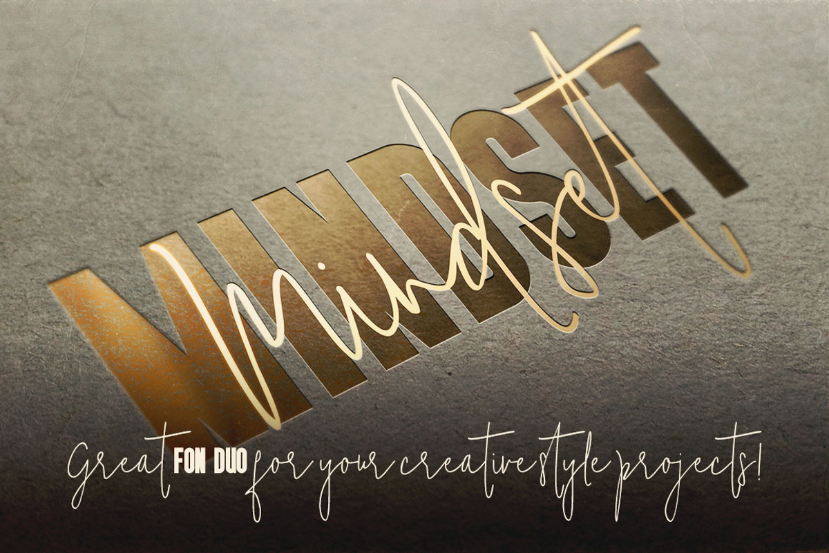 Mindset Font Duo preview 4