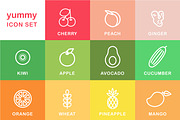 yummy icon set, an Icon by Anchors_and_Curves (Thumbnail 3 of 3)