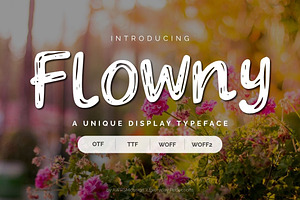 Flowny | Doodle Handwriting Font