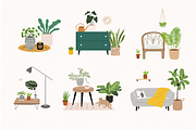 House plants | Urban jungle, a Decorative Illustration by AngelinaKovel (Thumbnail 5 of 10)