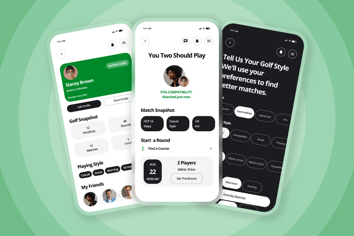 TeeVaa Golf Player Match App, an App Template by twinstd (Photo 4 of 5)