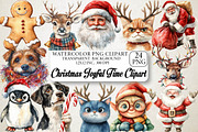 Christmas Joyful Time Clipart, an Illustration by DreamPrint404 (Thumbnail 1 of 5)