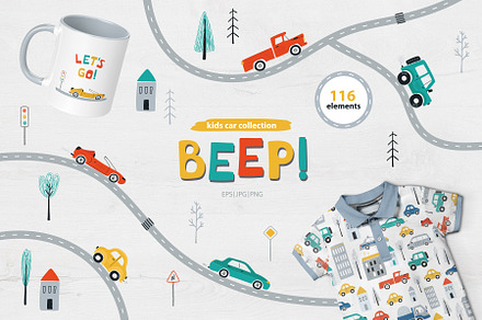 Beep! Kids car collection
