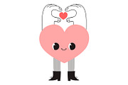 Valentines Day Heart Characters, a Healthcare Illustration by the_myro (Thumbnail 8 of 21)
