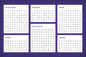 Iconia Pro 32,000 Icon In 6 Style