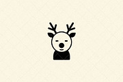 Minimalist Deer Icon Reindeer, an Animal Illustration by Vectorium Studio (Thumbnail 2 of 4)