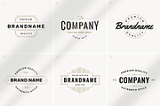 24 retro logotype templates, a Branding & Logo Template by MaryArt (Thumbnail 3 of 7)