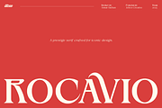 Rocavio - Prestige Serif, a Serif Font by Jehoo Creative (Thumbnail 1 of 15)