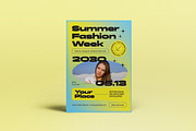Minimalist Summer Fashion Week Flye, a Flyer Template by graphicook (Thumbnail 2 of 4)