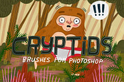 Cryptids Brush Pack (Photoshop), a Brush Add-On by studio.pancz (Thumbnail 1 of 2)